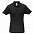 Рубашка поло ID.001 черная с логотипом в Волгограде заказать по выгодной цене в кибермаркете AvroraStore
