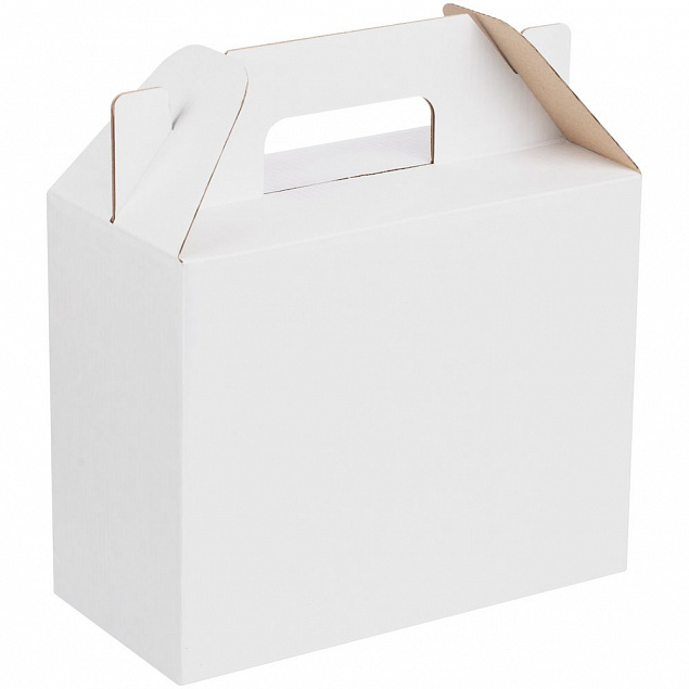 Коробка In Case S, ver.2, белая с крафтовым оборотом с логотипом в Волгограде заказать по выгодной цене в кибермаркете AvroraStore