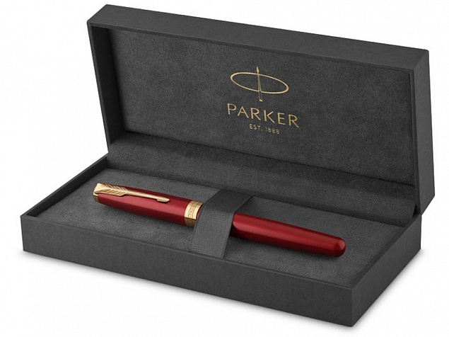 Перьевая ручка Parker Sonnet, F с логотипом в Волгограде заказать по выгодной цене в кибермаркете AvroraStore