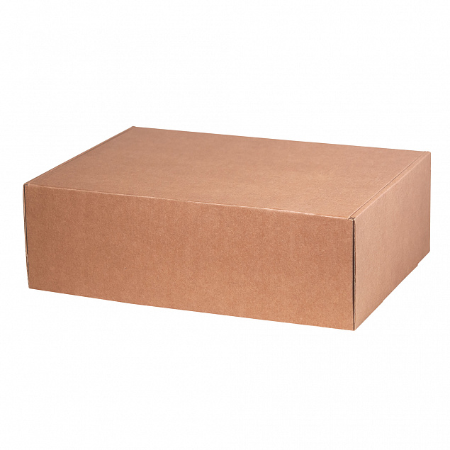 Подарочная коробка для набора универсальная, крафт, 375*296*110 мм с логотипом в Волгограде заказать по выгодной цене в кибермаркете AvroraStore