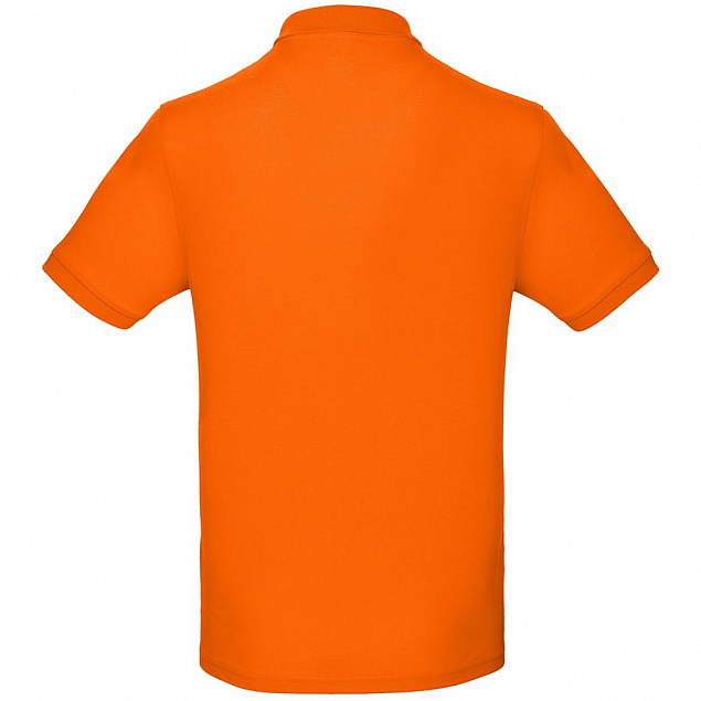 Рубашка поло мужская Inspire, оранжевая с логотипом в Волгограде заказать по выгодной цене в кибермаркете AvroraStore