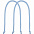 Ручки Corda для пакета M, розовые с логотипом в Волгограде заказать по выгодной цене в кибермаркете AvroraStore