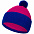 Шапка Snappy, розовая (фуксия) с синим с логотипом в Волгограде заказать по выгодной цене в кибермаркете AvroraStore