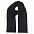 Шарф вязаный  двойной "WIND SCARF"_черный,100% акрил  с логотипом в Волгограде заказать по выгодной цене в кибермаркете AvroraStore
