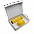 Набор Hot Box CS grey (желтый) с логотипом в Волгограде заказать по выгодной цене в кибермаркете AvroraStore