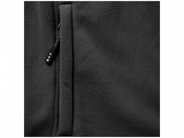Куртка флисовая Brossard мужская, антрацит с логотипом в Волгограде заказать по выгодной цене в кибермаркете AvroraStore