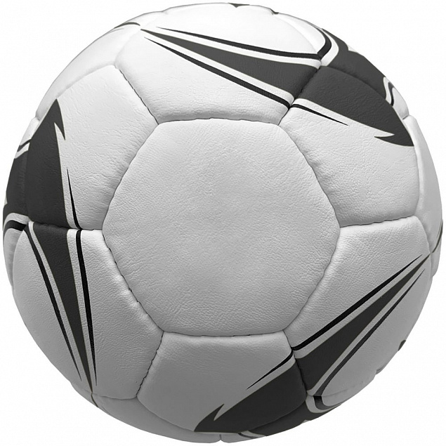 Футбольный мяч Arrow, черный с логотипом в Волгограде заказать по выгодной цене в кибермаркете AvroraStore