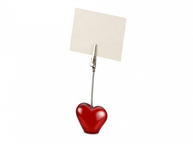 Держатель для документов «Сердце» с логотипом в Волгограде заказать по выгодной цене в кибермаркете AvroraStore