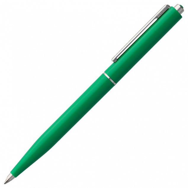 Ручка шариковая Senator Point ver. 2, зеленая с логотипом в Волгограде заказать по выгодной цене в кибермаркете AvroraStore