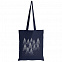 Холщовая сумка Silver Christmas, темно-синяя с логотипом в Волгограде заказать по выгодной цене в кибермаркете AvroraStore
