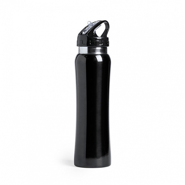 Бутылка для воды SMALY с трубочкой, нержавеющая сталь с логотипом в Волгограде заказать по выгодной цене в кибермаркете AvroraStore