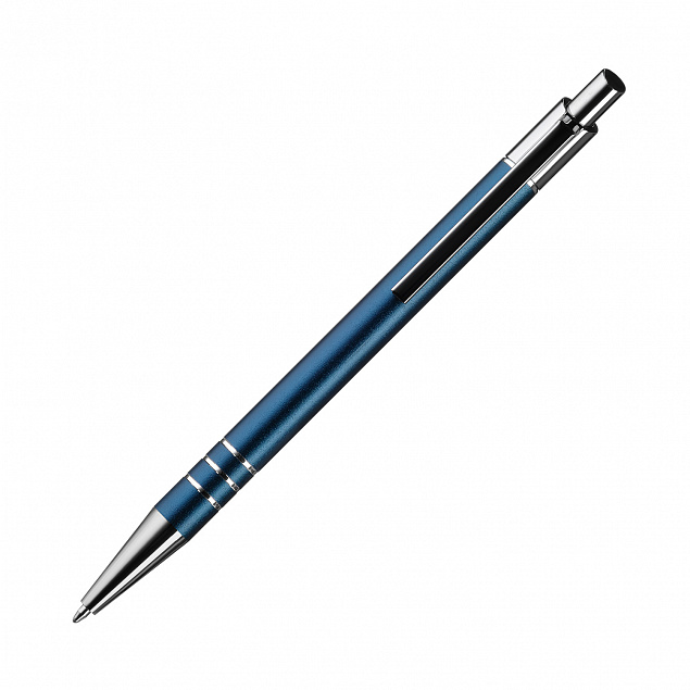 Шариковая ручка City, синяя с логотипом в Волгограде заказать по выгодной цене в кибермаркете AvroraStore