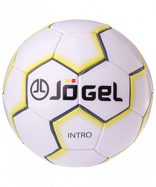 Футбольный мяч Jogel Intro с логотипом в Волгограде заказать по выгодной цене в кибермаркете AvroraStore