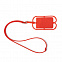 Силиконовый шнурок DALVIK, Красный с логотипом в Волгограде заказать по выгодной цене в кибермаркете AvroraStore