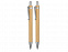 Набор Bamboo: шариковая ручка и механический карандаш с логотипом в Волгограде заказать по выгодной цене в кибермаркете AvroraStore