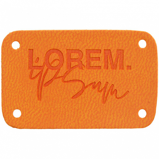 Лейбл Latte, S, оранжевый с логотипом в Волгограде заказать по выгодной цене в кибермаркете AvroraStore