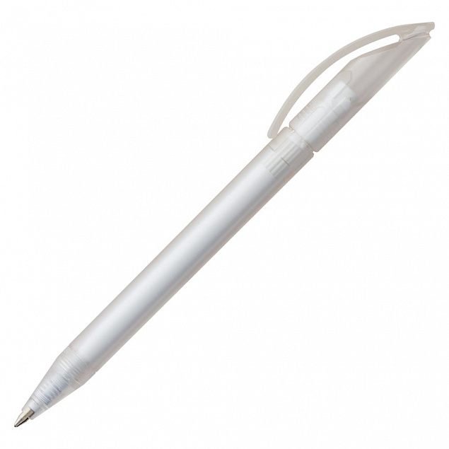 Ручка шариковая Prodir DS3 TFF, белая с логотипом в Волгограде заказать по выгодной цене в кибермаркете AvroraStore