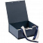 Коробка на лентах Tie Up, малая, серебристая с логотипом в Волгограде заказать по выгодной цене в кибермаркете AvroraStore