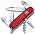 Офицерский нож Spartan 91, прозрачный красный с логотипом в Волгограде заказать по выгодной цене в кибермаркете AvroraStore
