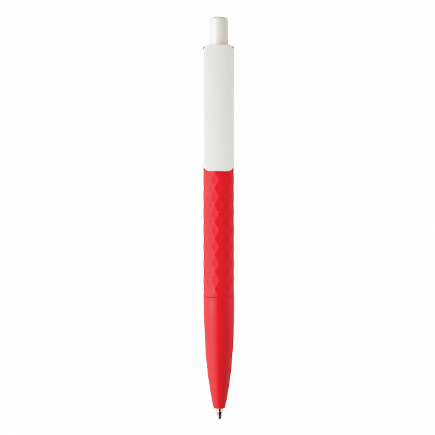 Ручка X3 Smooth Touch, красный с логотипом в Волгограде заказать по выгодной цене в кибермаркете AvroraStore