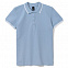 Рубашка поло женская Practice Women 270, голубая с белым с логотипом в Волгограде заказать по выгодной цене в кибермаркете AvroraStore