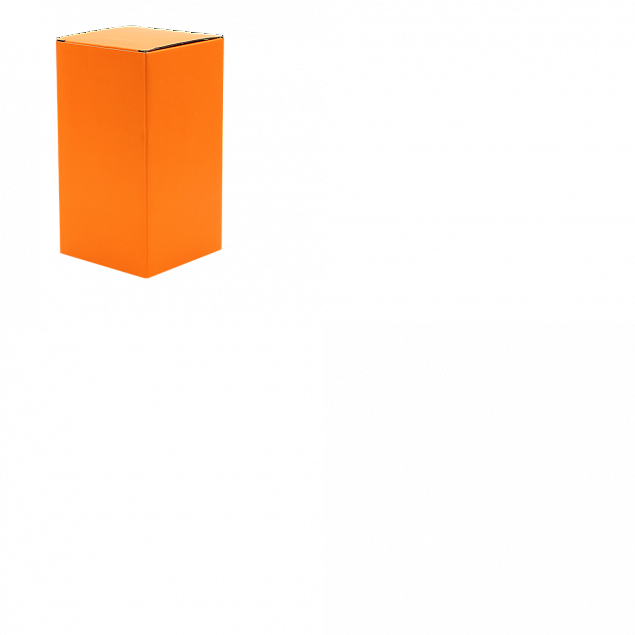 Коробка глянцевая для термокружки Surprise, оранжевый с логотипом в Волгограде заказать по выгодной цене в кибермаркете AvroraStore