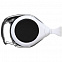 Ретрактор Dorset, белый с черным с логотипом в Волгограде заказать по выгодной цене в кибермаркете AvroraStore