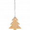 Деревянная подвеска Christmate, елочка с логотипом в Волгограде заказать по выгодной цене в кибермаркете AvroraStore
