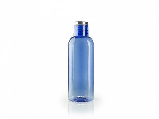 Бутылка для воды FLIP SIDE, 700 мл, голубой с логотипом в Волгограде заказать по выгодной цене в кибермаркете AvroraStore