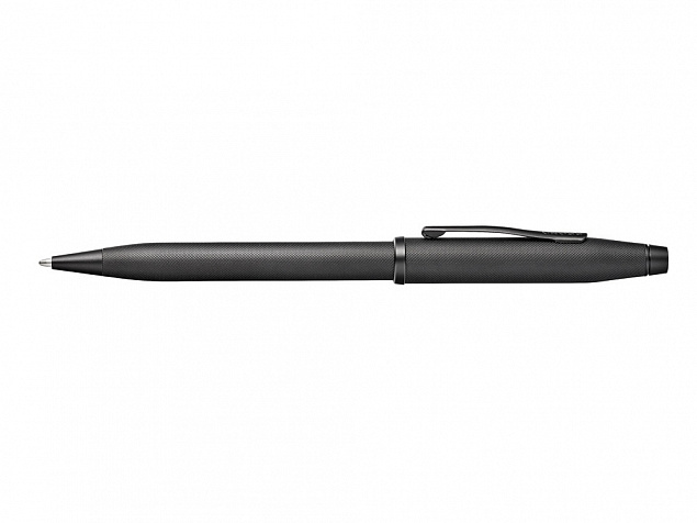 Ручка шариковая Century II Black Micro Knurl с логотипом в Волгограде заказать по выгодной цене в кибермаркете AvroraStore