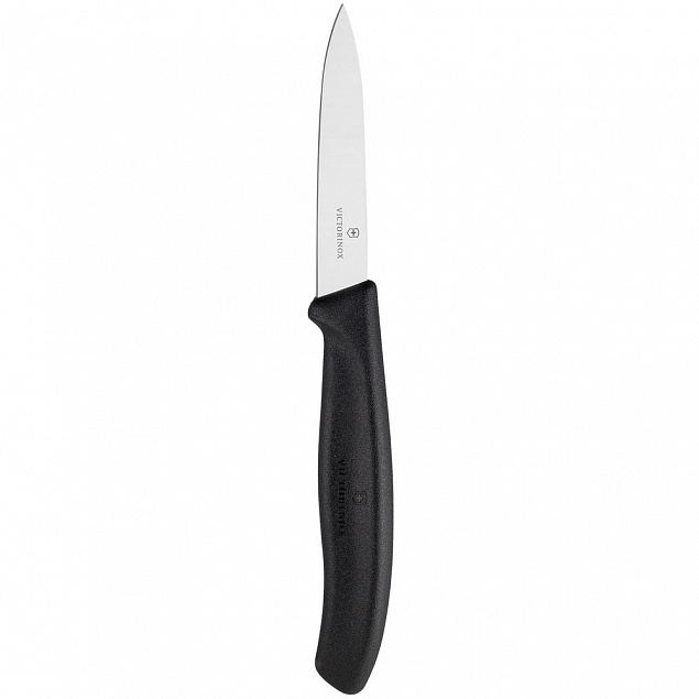 Набор ножей Victorinox Swiss Classic Paring, черный с логотипом в Волгограде заказать по выгодной цене в кибермаркете AvroraStore
