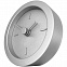 Часы настольные Bronco Sparky, серебристые с логотипом в Волгограде заказать по выгодной цене в кибермаркете AvroraStore
