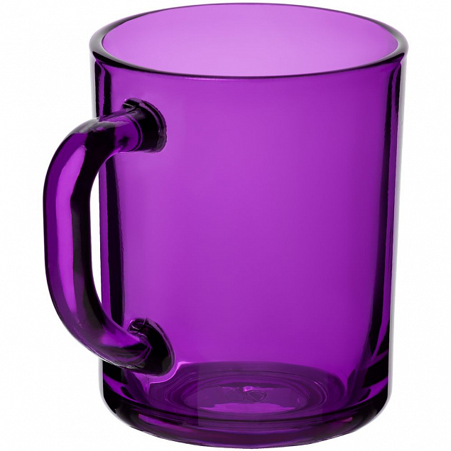 Кружка Enjoy, фиолетовая с логотипом в Волгограде заказать по выгодной цене в кибермаркете AvroraStore