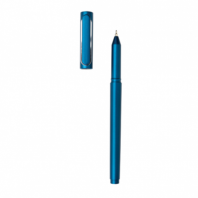 Ручка X6 с колпачком и чернилами Ultra Glide с логотипом в Волгограде заказать по выгодной цене в кибермаркете AvroraStore