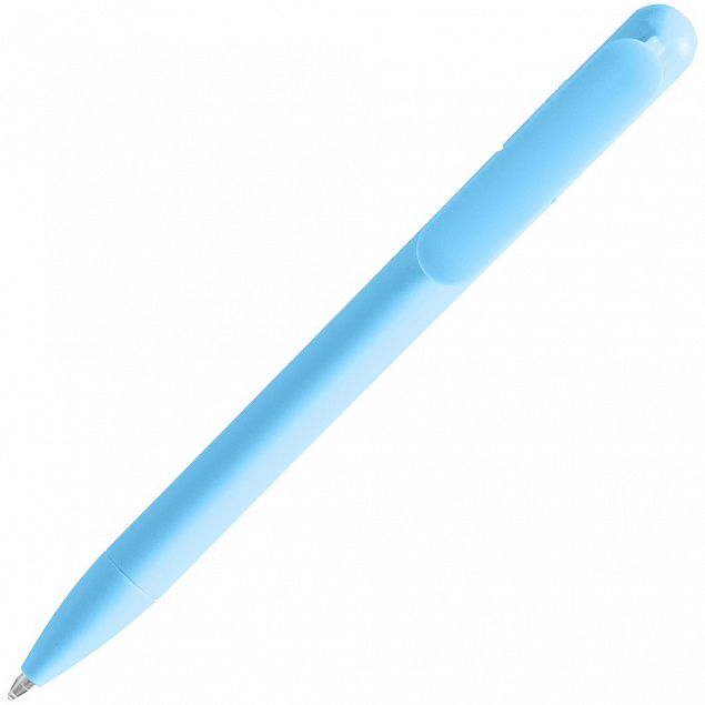 Ручка шариковая Prodir DS6S TMM, голубая с логотипом в Волгограде заказать по выгодной цене в кибермаркете AvroraStore