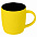 Кружка Surprise Touch Black c покрытием софт-тач, желтая с логотипом в Волгограде заказать по выгодной цене в кибермаркете AvroraStore