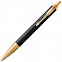 Ручка шариковая Parker IM Premium Black/Gold GT с логотипом в Волгограде заказать по выгодной цене в кибермаркете AvroraStore