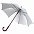 Зонт-трость Standard, серебристый с логотипом в Волгограде заказать по выгодной цене в кибермаркете AvroraStore