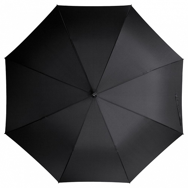 Зонт-трость Unit Classic, черный с логотипом в Волгограде заказать по выгодной цене в кибермаркете AvroraStore