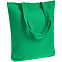 Холщовая сумка Avoska, зеленая с логотипом в Волгограде заказать по выгодной цене в кибермаркете AvroraStore