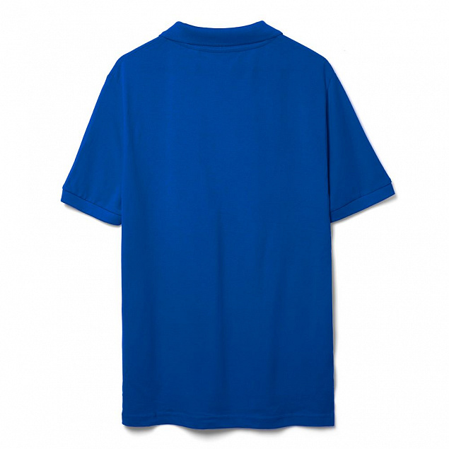 Рубашка поло мужская Adam, ярко-синяя с логотипом в Волгограде заказать по выгодной цене в кибермаркете AvroraStore
