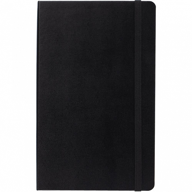 Записная книжка Moleskine Classic Large, без линовки, черная с логотипом в Волгограде заказать по выгодной цене в кибермаркете AvroraStore
