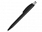 Ручка шариковая пластиковая BEAT, черный с логотипом в Волгограде заказать по выгодной цене в кибермаркете AvroraStore