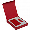 Коробка Latern для аккумулятора 5000 мАч и флешки, красная с логотипом в Волгограде заказать по выгодной цене в кибермаркете AvroraStore