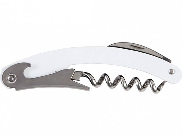 Складной нож Nordkapp, белый с логотипом в Волгограде заказать по выгодной цене в кибермаркете AvroraStore