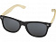 Sun Ray очки с бамбуковой оправой, черный с логотипом в Волгограде заказать по выгодной цене в кибермаркете AvroraStore