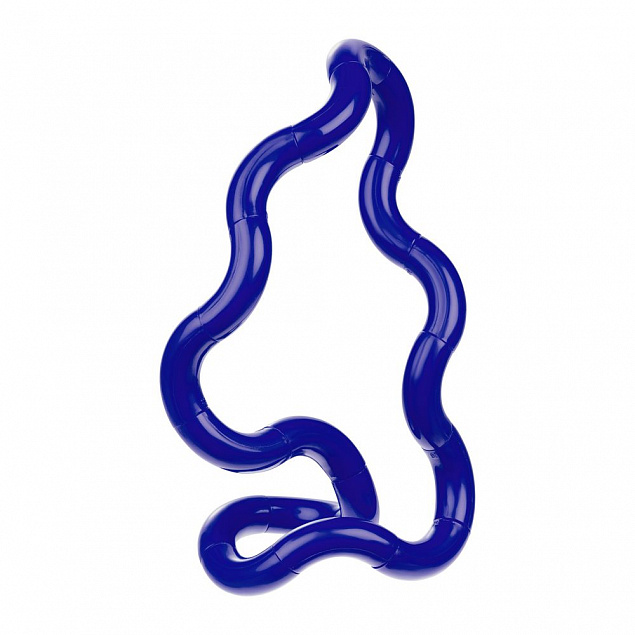 Антистресс «Змейка», синий с логотипом в Волгограде заказать по выгодной цене в кибермаркете AvroraStore