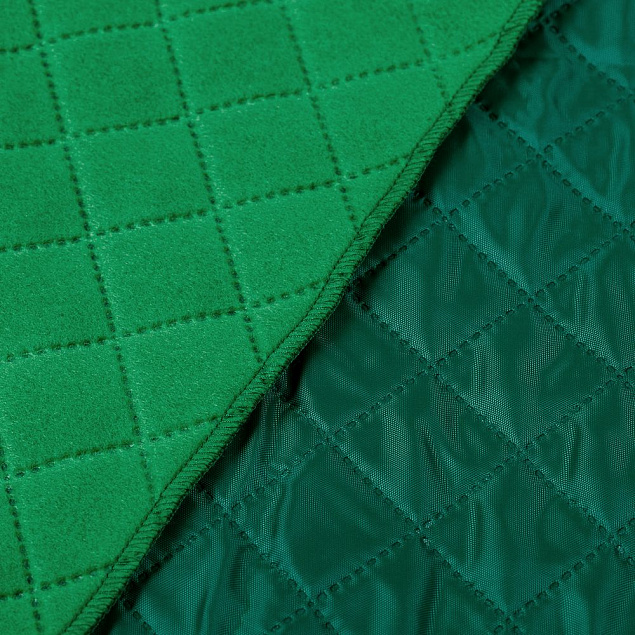 Плед для пикника Soft &amp; Dry, зеленый с логотипом в Волгограде заказать по выгодной цене в кибермаркете AvroraStore