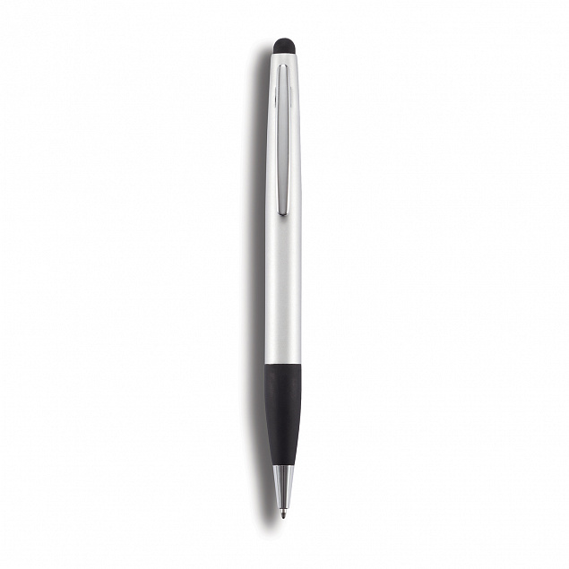 Ручка-стилус Touch 2 в 1, серебряный с логотипом в Волгограде заказать по выгодной цене в кибермаркете AvroraStore
