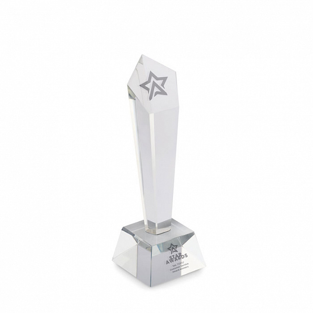Хрустальная награда в подарочно с логотипом в Волгограде заказать по выгодной цене в кибермаркете AvroraStore
